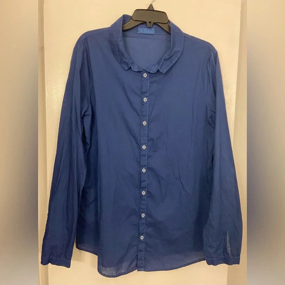 CP Shades Cotton Button Down Blue Size Medium - Picture 1 of 6